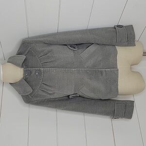 TULLE small baby doll style grey coat